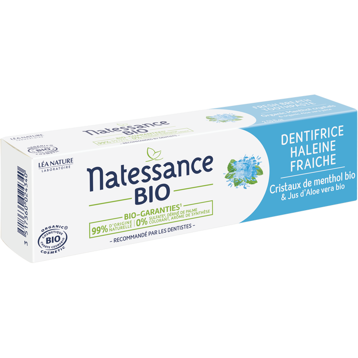 Boho Cosmetics Dentifrice Haleine Fraiche Avec étui - Natessance