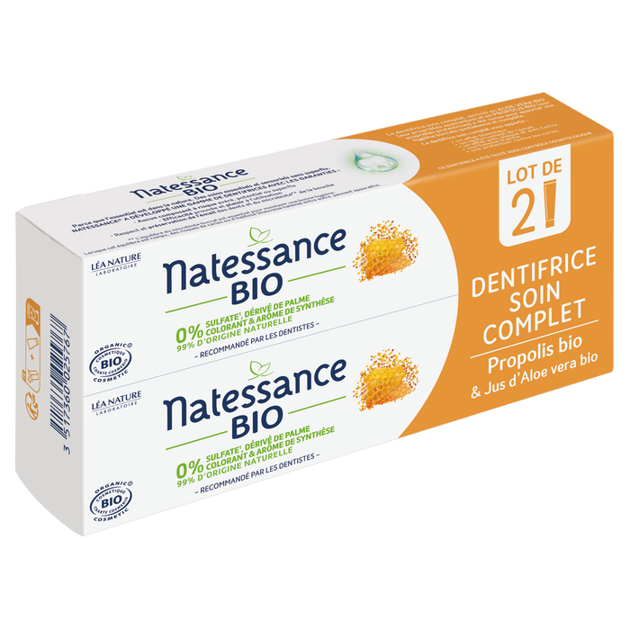 Boho Cosmetics Dentifrice Soin Complet Lot De 2x75ml