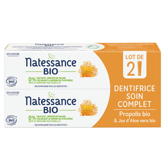 boho cosmetics Dentifrice soin complet lot de 2x75ml