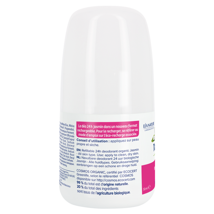 Boho Cosmetics Déo 24h Rechargeable Jasmin - Natessance