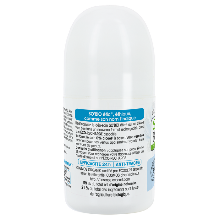 Boho Cosmetics Déodorant Tolérance Jus D'Aloe Vera Bio - SO'BiO étic