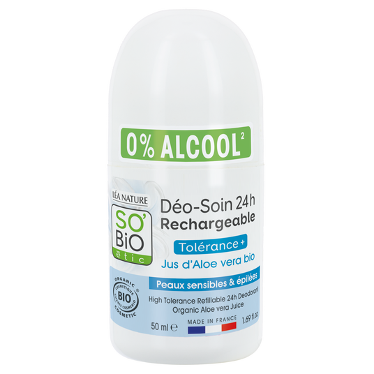 boho cosmetics Déodorant tolérance jus d'Aloe Vera Bio - SO'BiO étic