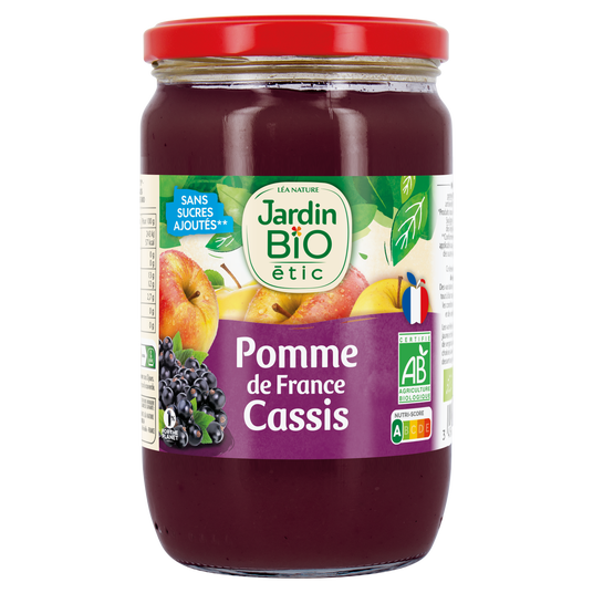 boho cosmetics Dessert Biofruits Pomme Cassis 680g - Jardin BiO étic