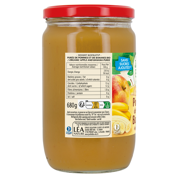 Boho Cosmetics Dessert Pomme Banane Bio - Jardin Bio Étic