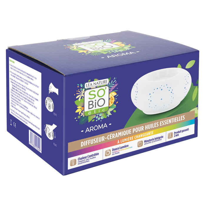 Boho Cosmetics Diffuseur D'huiles Essentielles En Céramique - SO BiO étic