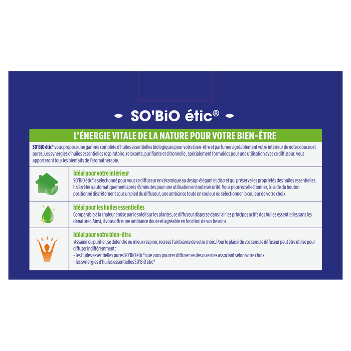 Boho Cosmetics Diffuseur D'huiles Essentielles En Céramique - SO BiO étic