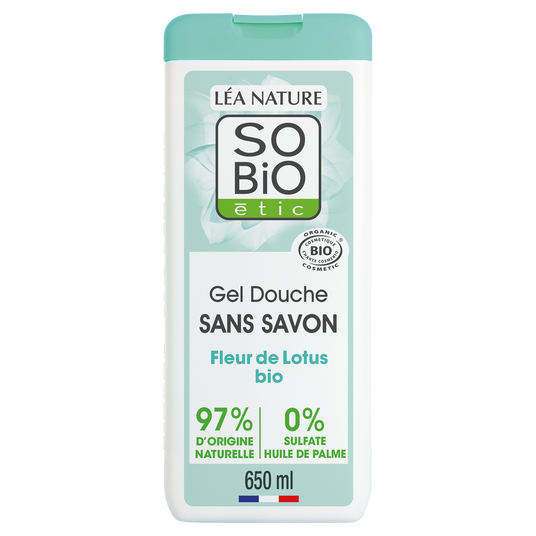 boho cosmetics Douche crème sans savon à la Fleur de lotus Bio - SO'BiO étic