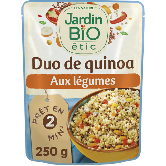 boho cosmetics Duo de quinoa aux petits légumes bio - Jardin Bio Étic