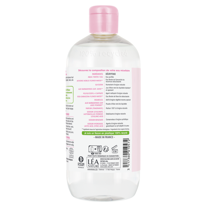 Boho Cosmetics Eau Micellaire Hydra Aloe Vera - So'BiO étic