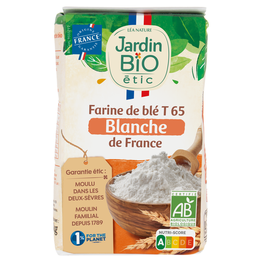boho cosmetics Farine de blé blanche T65 - Jardin Bio Étic
