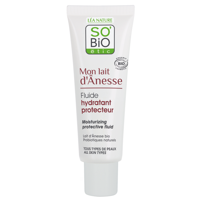 Boho Cosmetics Fluide Hydratant Protecteur - Mon Lait D'Ânesse - SO'BiO étic