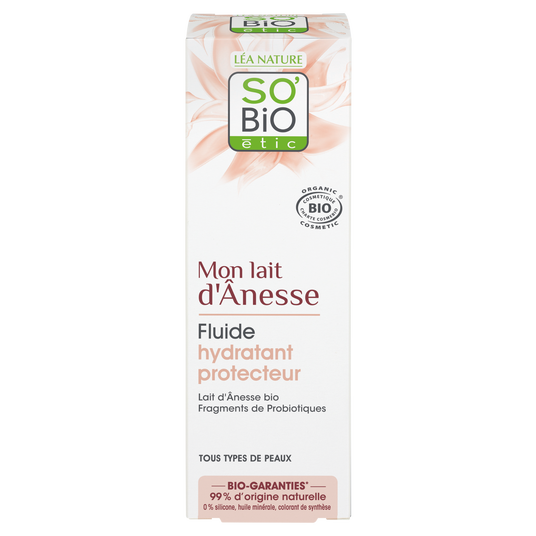 boho cosmetics Fluide hydratant protecteur - Mon Lait d'Ânesse - SO'BiO étic