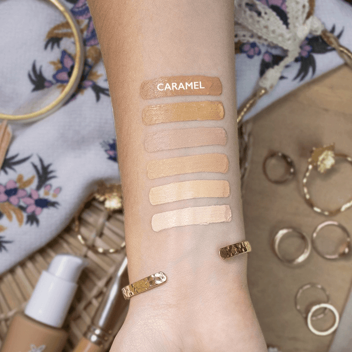 Boho Cosmetics Fond De Teint Fluide Bio Caramel Peaux Très Mates