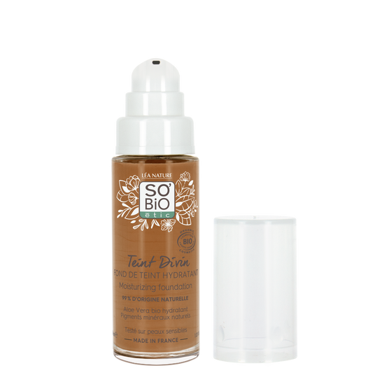 boho cosmetics Fond de teint hydratant teint divin 40 noisette - SO'BiO étic