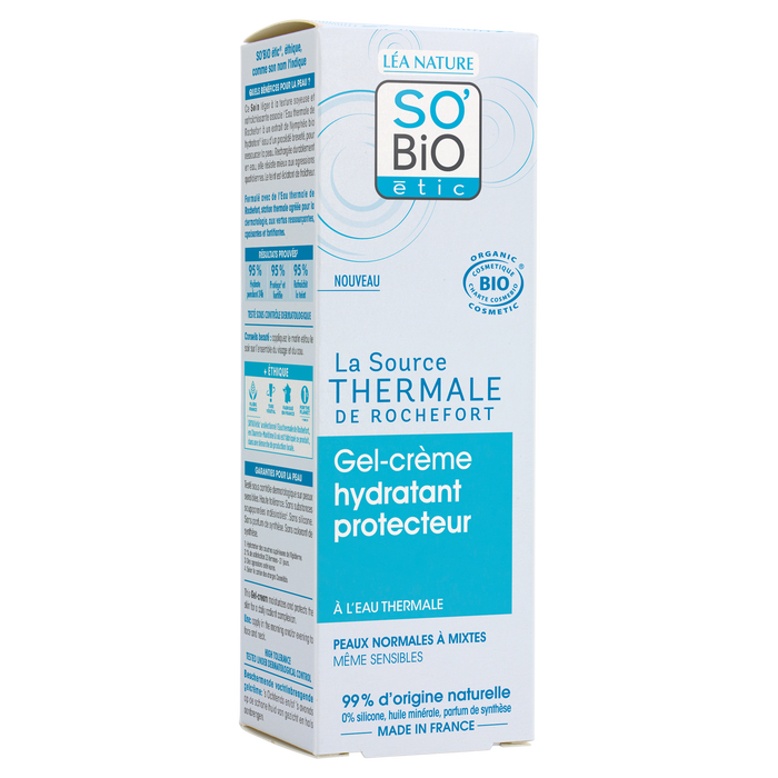 Boho Cosmetics Gel-crème Hydratant Protecteur La Source Thermale De Rochefort - SO'Bio étic