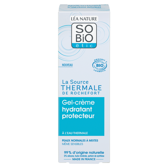 boho cosmetics Gel-crème hydratant protecteur La Source Thermale de Rochefort - SO'Bio étic