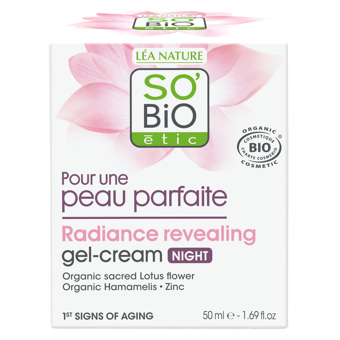 Boho Cosmetics Gel-crème Révélateur éclat Nuit - SO'BiO étic