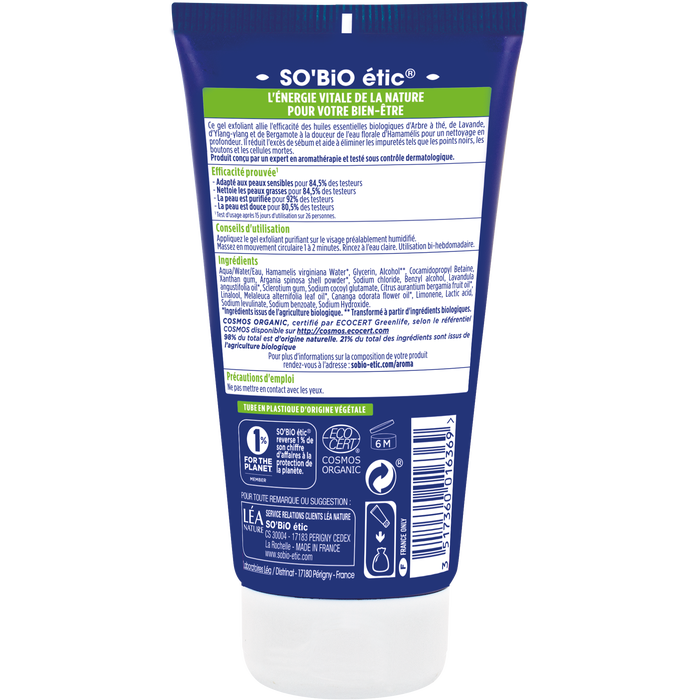 Boho Cosmetics Gel Exfoliant Purifiant Arbre à Thé - LEA NATURE SO BiO étic