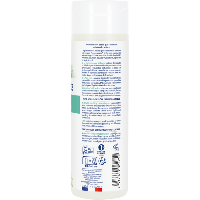 Boho Cosmetics Gel Nettoyant Fraicheur 200ml - Natessance