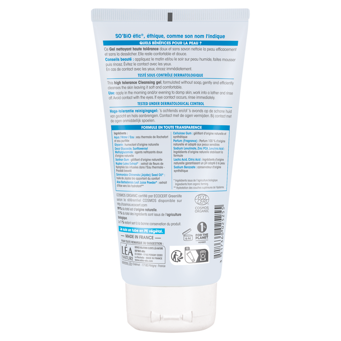 Boho Cosmetics Gel Nettoyant Haute Tolérance La Source Thermale De Rochefort - SO'Bio étic