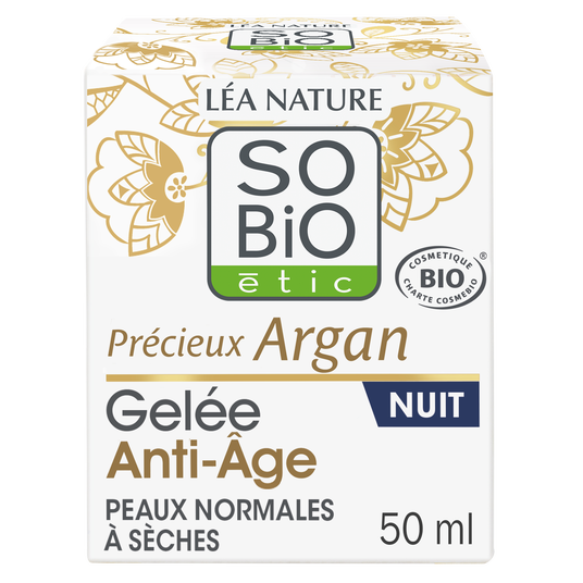 boho cosmetics Gelée de nuit anti-âge - Précieux Argan - SO'BiO étic