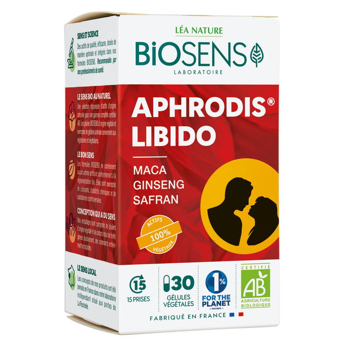 Boho Cosmetics Gelule Vegetale Aphrodis 30 Gelules Vegetales - BIOSENS