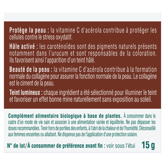 Boho Cosmetics Gélule Végétale Auto-bronzant - Biosens