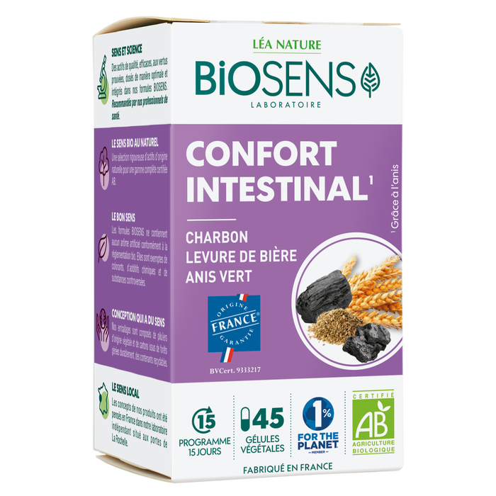 Boho Cosmetics Gélule Végétale Ballonnements 45 Gelules Vegetales - BIOSENS