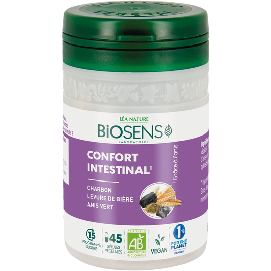 boho cosmetics Gélule végétale Ballonnements 45 gelules vegetales - BIOSENS