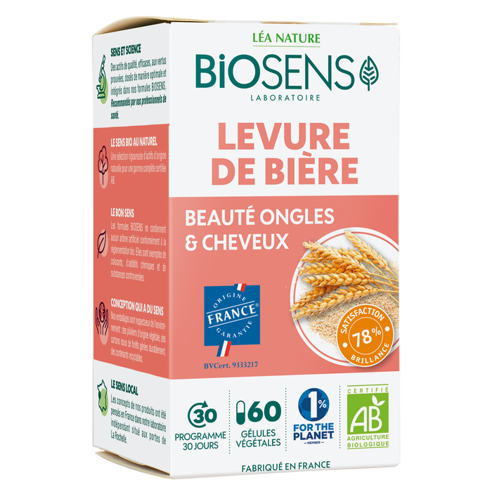 Boho Cosmetics Gélule Végétale Beauté - Levure De Bière - Biosens