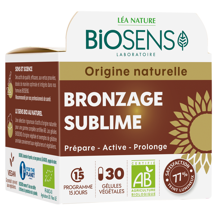 Boho Cosmetics Gélule Végétale Bronzage Sublime - Biosens