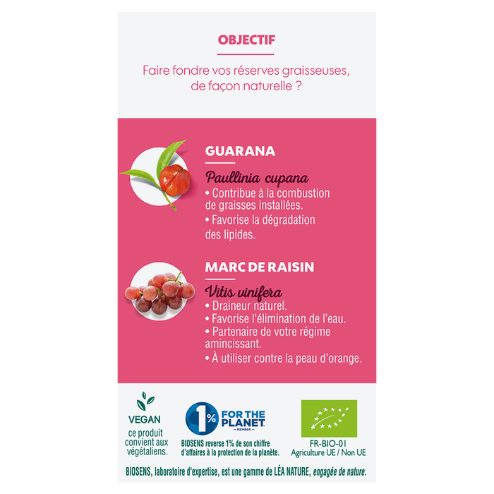 Boho Cosmetics Gélule Végétale Brûle-graisse - Guarana Garcinia - BIOSENS