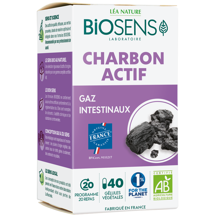 Boho Cosmetics Gélule Végétale Charbon Actif 45 Gelules Vegetales - BIOSENS