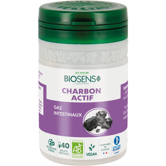 boho cosmetics Gélule végétale Charbon actif 45 gelules vegetales - BIOSENS