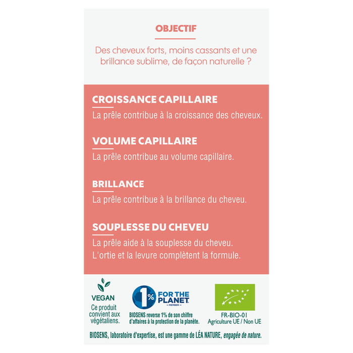 Boho Cosmetics Gélule Végétale Chevelure Divine - Biosens