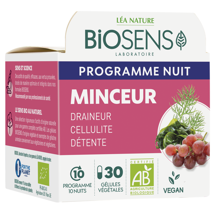 Boho Cosmetics Gélule Végétale Programme Minceur Nuit - Biosens