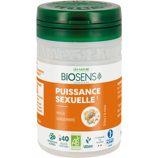 boho cosmetics Gelule vegetale Puissance Sexuelle - Biosens