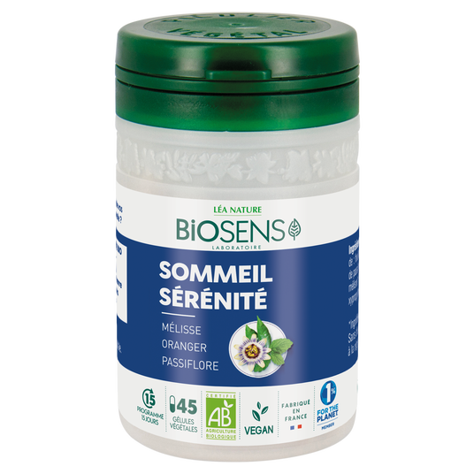boho cosmetics Gélule végétale Sommeil Sérénité - Mélisse Oranger Passiflore - Biosens