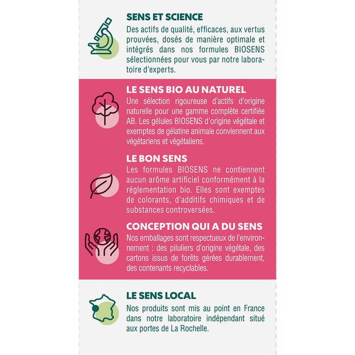 Boho Cosmetics Gélule Végétale Stop Faim - Caroube Nopal - Biosens