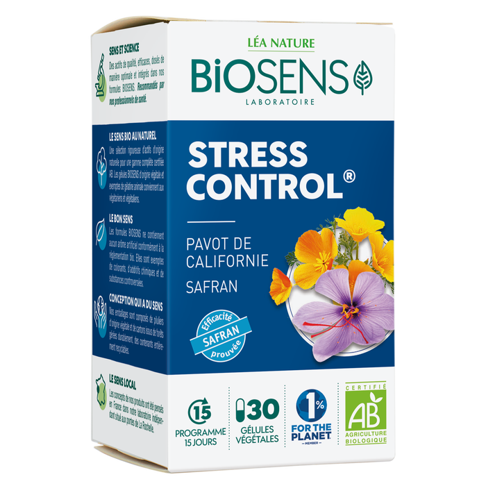 Boho Cosmetics Gélule Végétale Stress Control - Basilic Sacré Rhodiola - Biosens