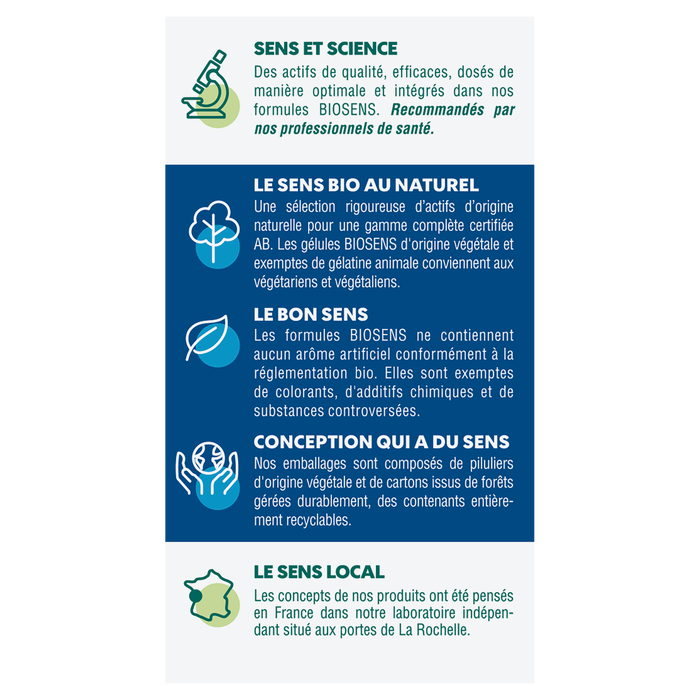 Boho Cosmetics Gélule Végétale Stress Control - Basilic Sacré Rhodiola - Biosens