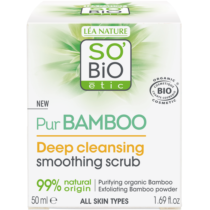 Boho Cosmetics Gommage Lissant Désincrustant - Pur Bamboo - SO'BiO étic
