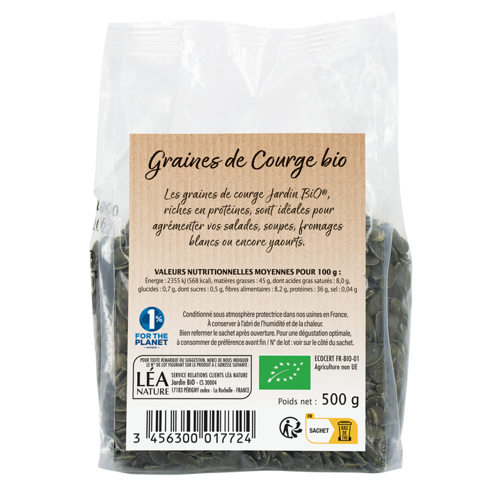 Boho Cosmetics Graines De Courge 500g - Jardin BiO étic