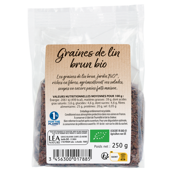 Boho Cosmetics Graines De Lin Brun - Bio - Jardin BiO étic