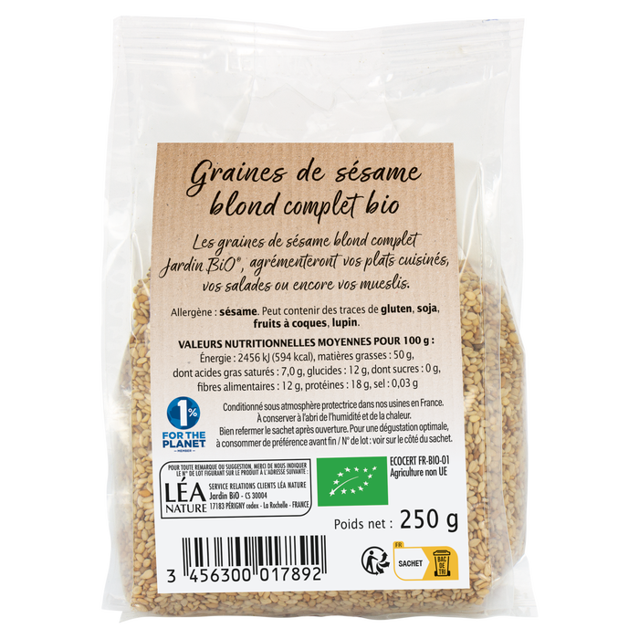 Boho Cosmetics Graines De Sésame Blond Complet - Bio - Jardin BiO étic
