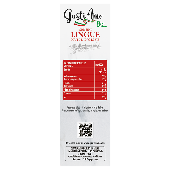 Boho Cosmetics Grissini Lingue à L'huile D'olive - Gusti Amo Bio