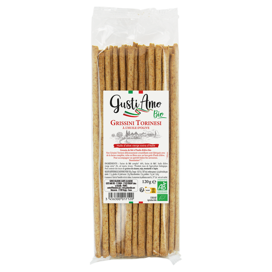 boho cosmetics Grissini Torinesi à l'huile d'Olive - Gusti Amo Bio