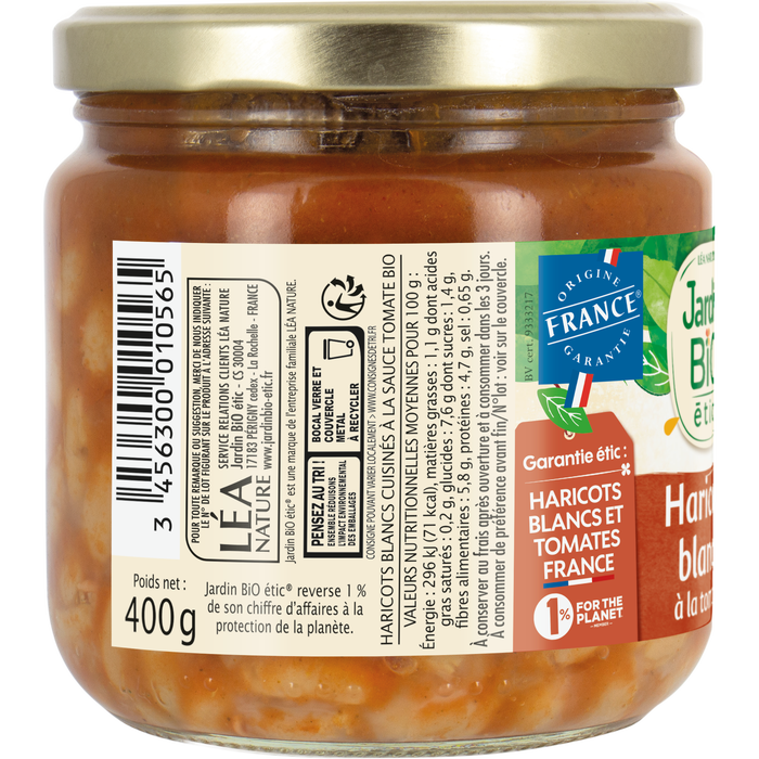 Boho Cosmetics Haricots Blancs à La Tomate Bio - Jardin Bio Étic