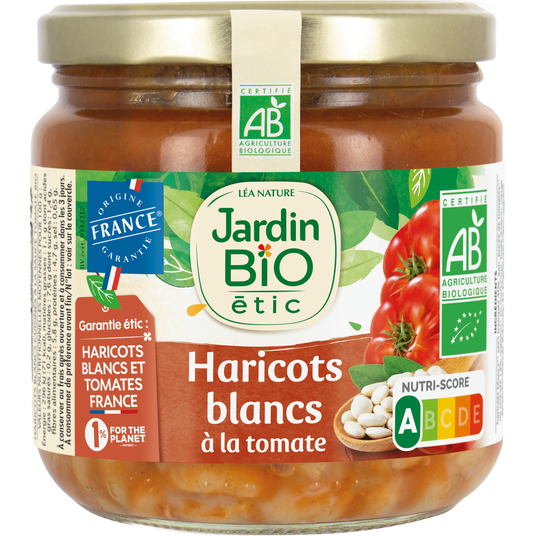 boho cosmetics Haricots blancs à la tomate bio - Jardin Bio Étic