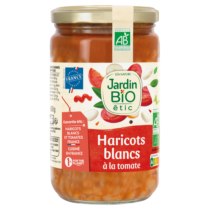 Boho Cosmetics Haricots Blancs Cuisinés à La Tomate Bio - Jardin BiO étic